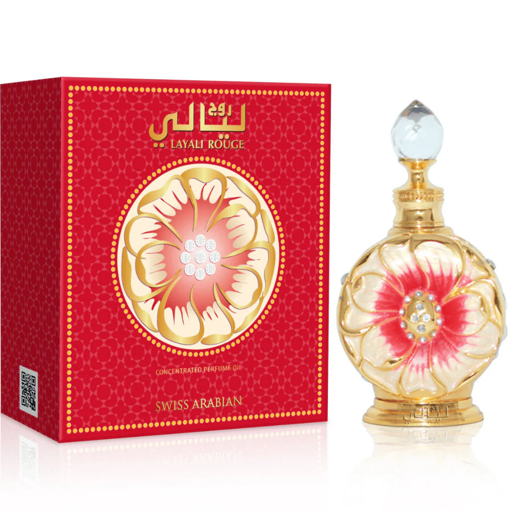 Layali Rouge Perfume Oil 15ml by Swiss Arabian