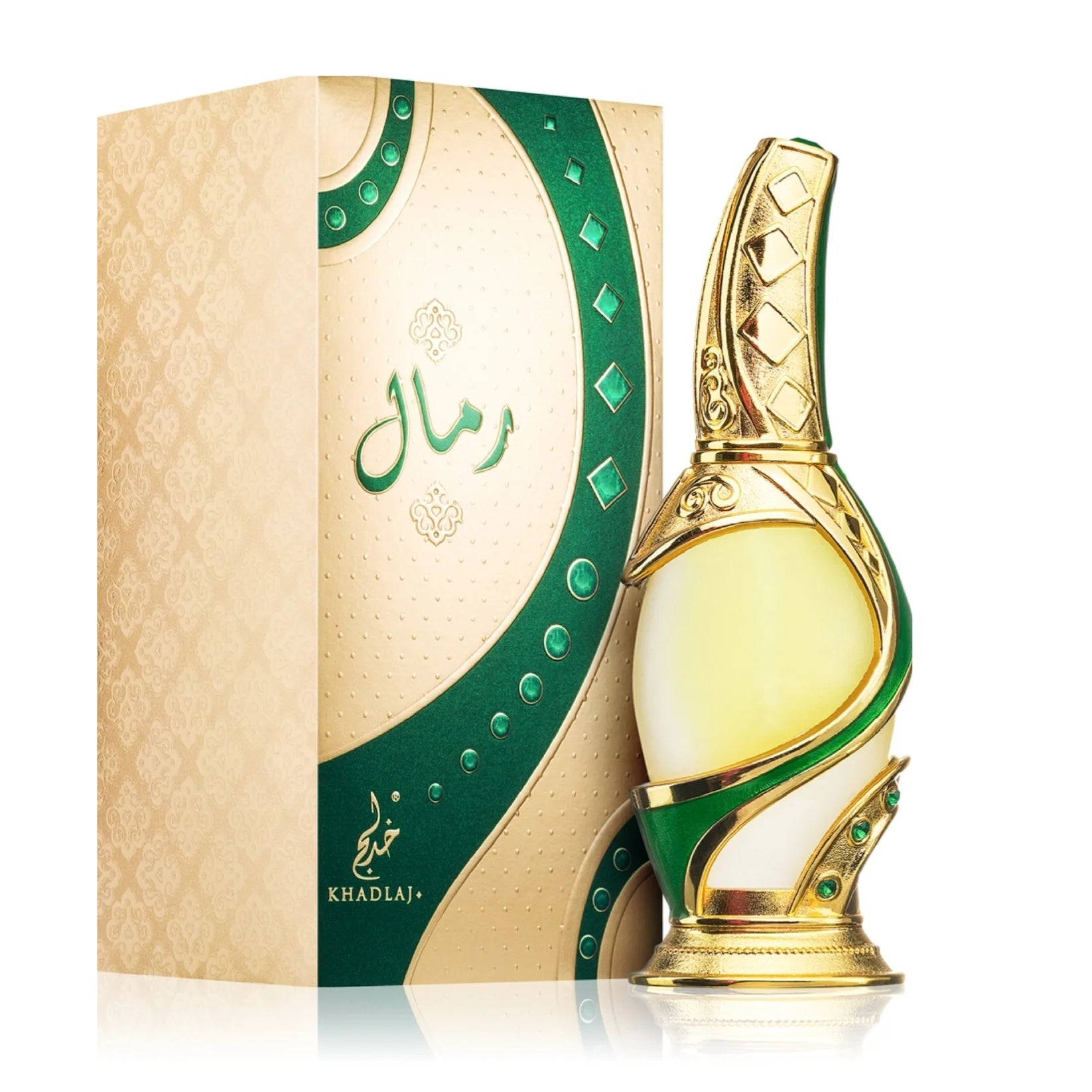 Rimaal Green 15ml Perfume Oil by Khadlaj