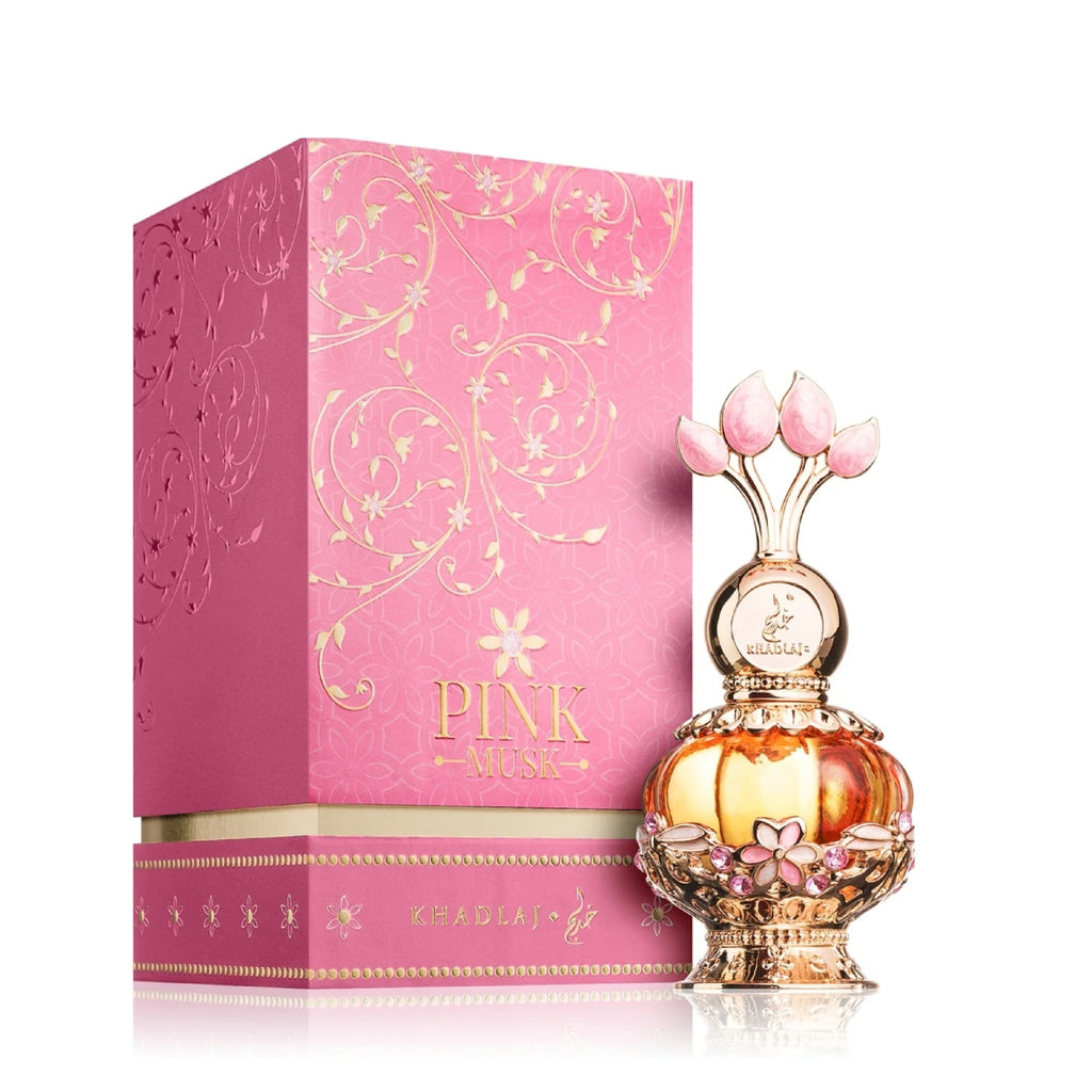 Pink Musk Perfume Oil 20 ml by Khadlaj
