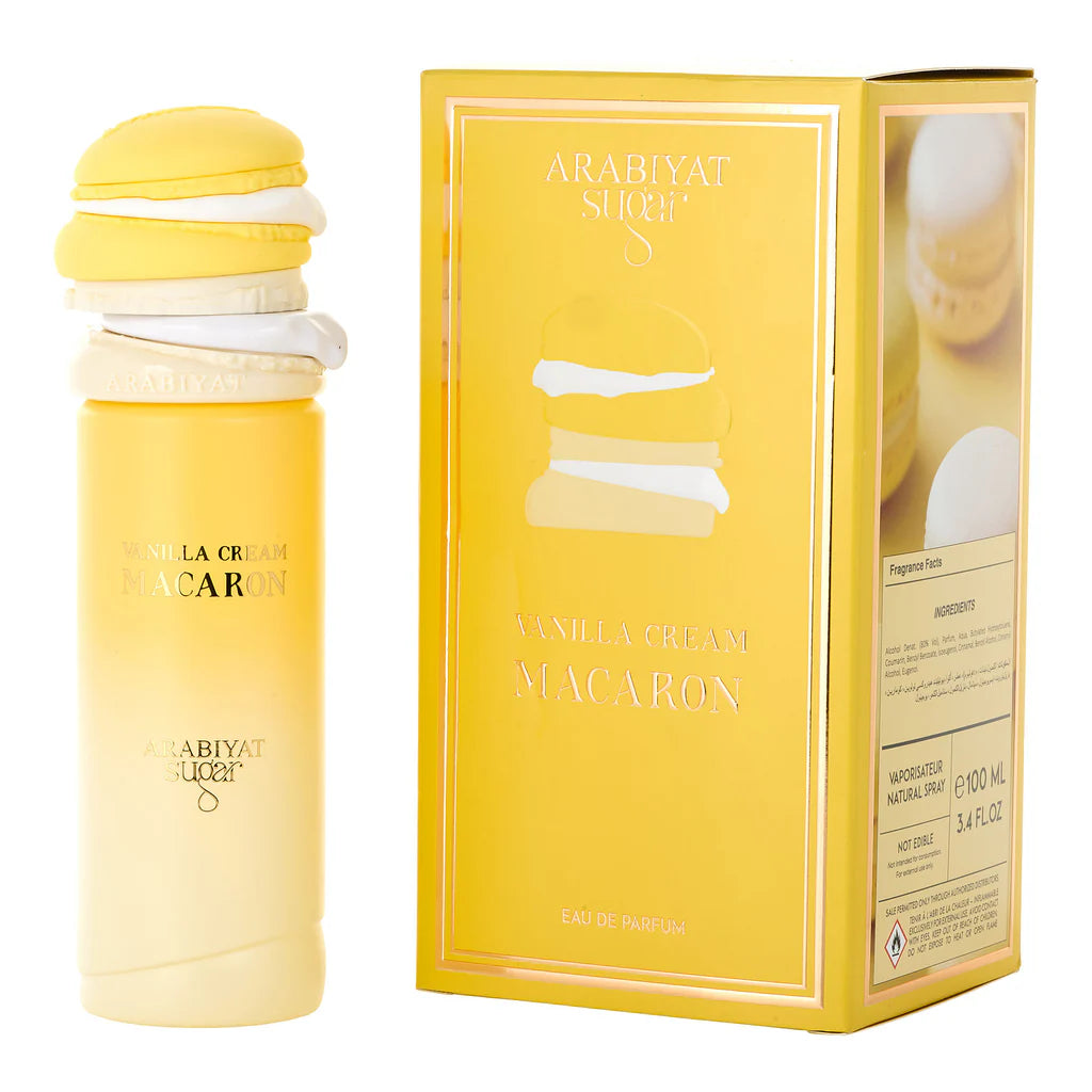 Vanilla Cream Macaron by Arabiyat Sugar